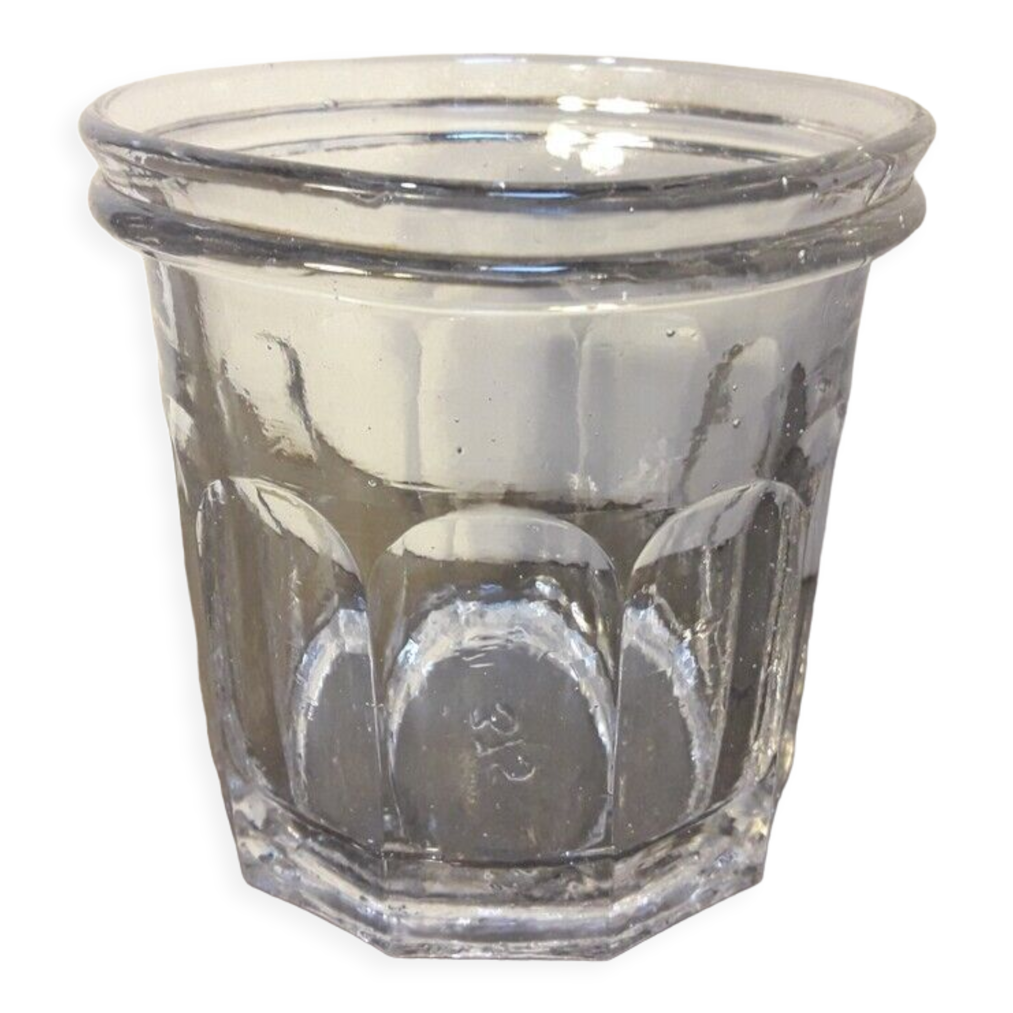 Jam jar XIXth glass -