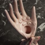 Hand vase in earthenware- vintage