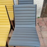 Suite of 6 modernist chairs from the 80s