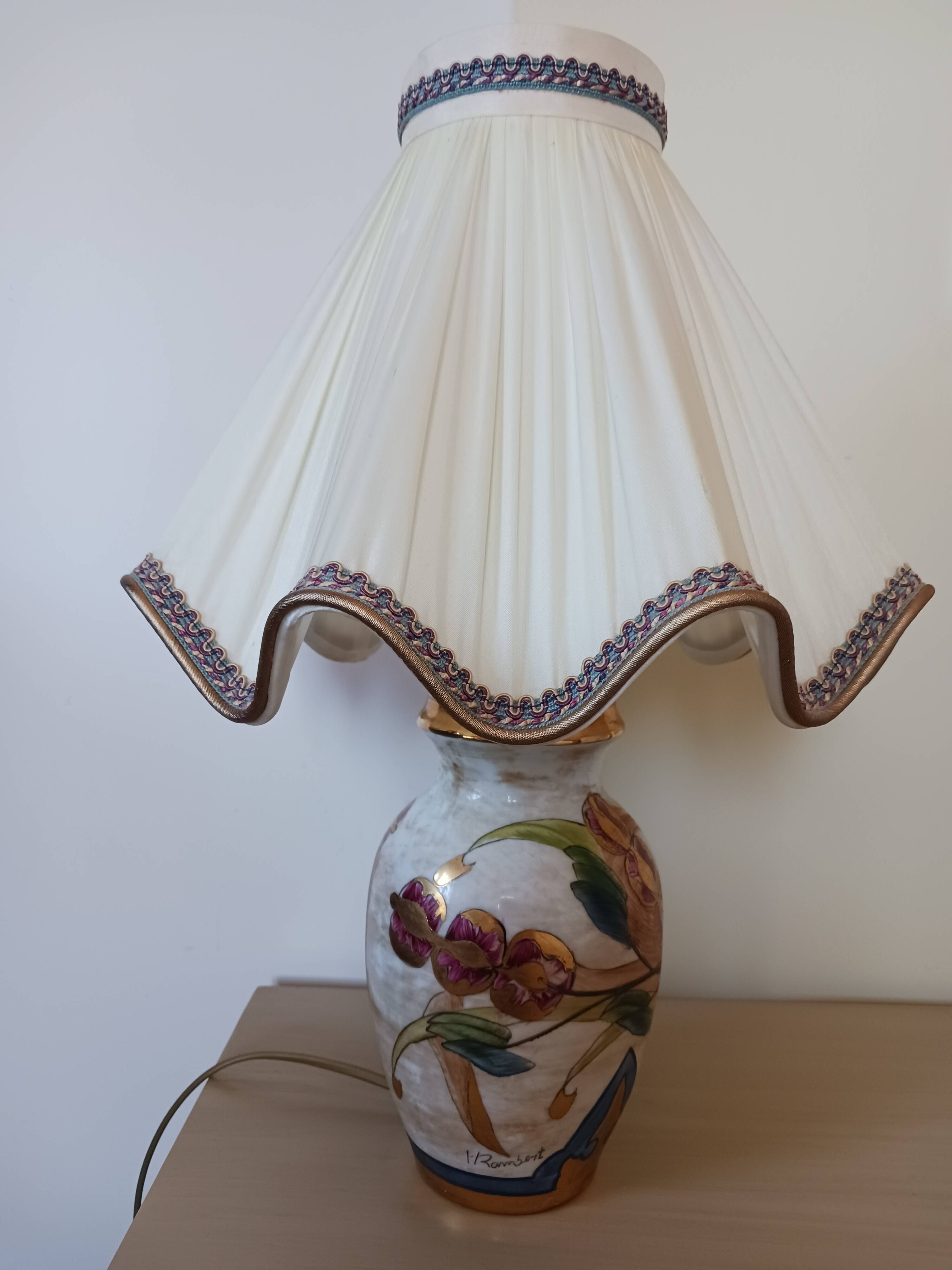 Table lamp, 1980s.
