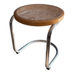 Tabouret cannage vintage
