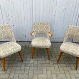 Set of 3 chairs G- Möbel Sweden in teak 1960s