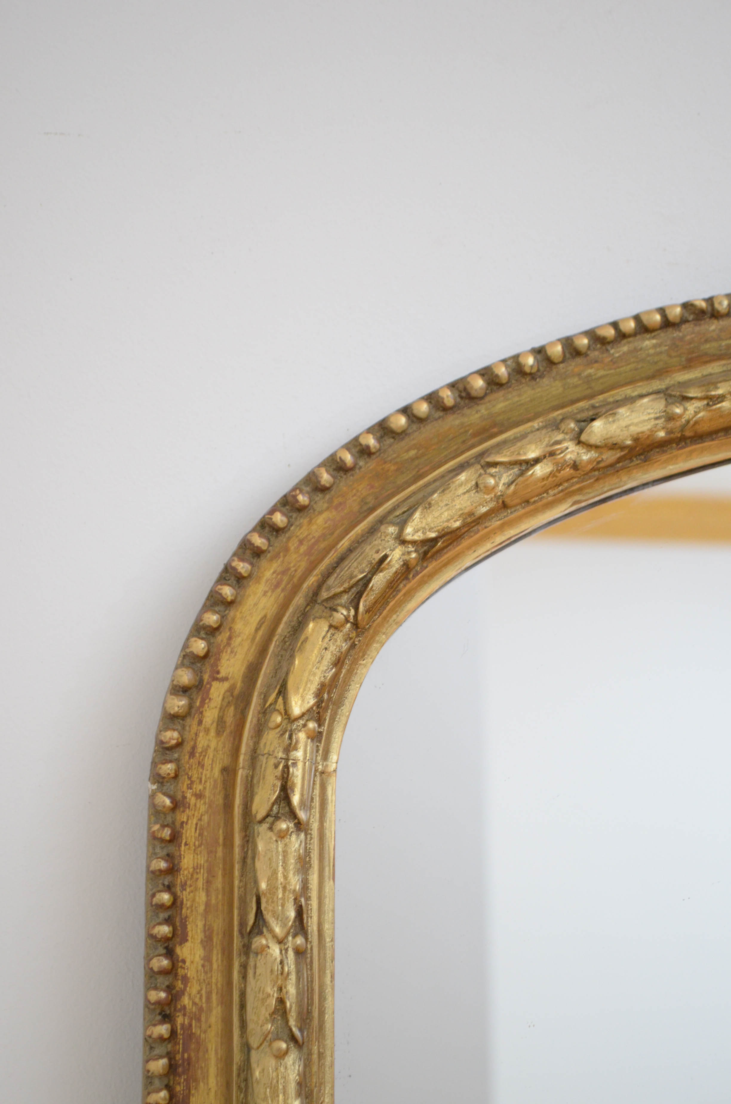 English victorian giltwood wall mirror - 174x138cm