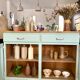 Buffet vert mint vintage