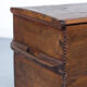 rustic antique 18th century oak chest