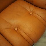 Orange sofa, Space Age design, 1960s, production: Italy
