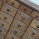 Antique Large German Oak Apothecary / Pharmacy Cabinet, 1920/1930s