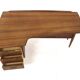 Scandinavian teak desk, Göran Strand, Lelångs Möbelfabrik, Sweden, 1950