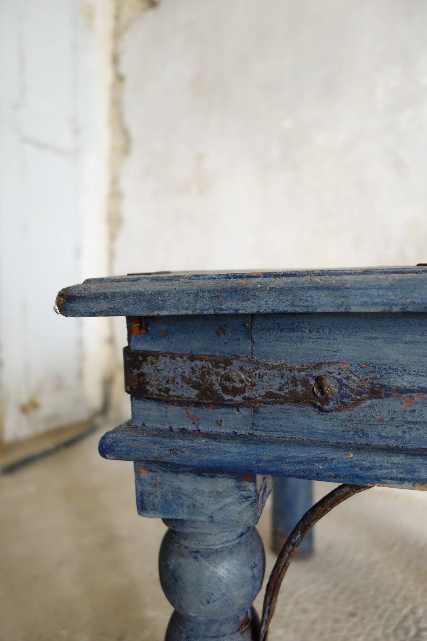 Table basse rustique shabby chic