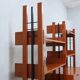 Mid-Century Italian teak bookcase / room divider AV Arredamenti 1960s
