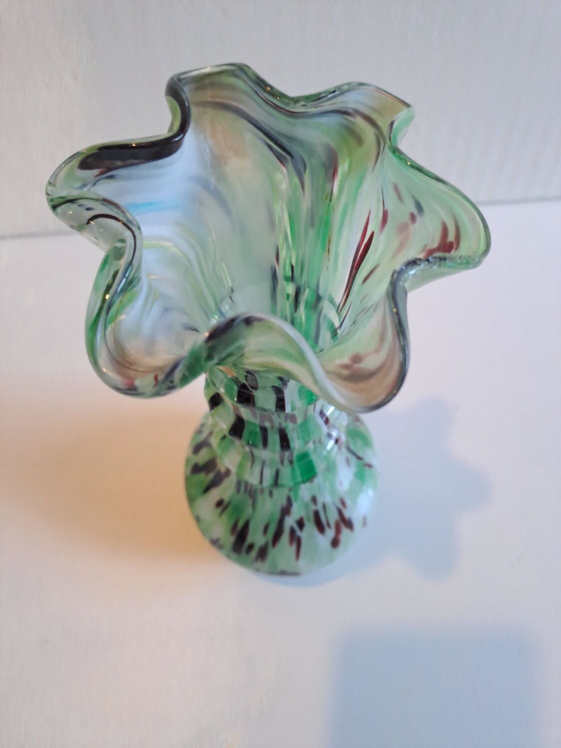 Clichy glassware vase