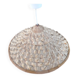 Vintage palm leaf pendant light