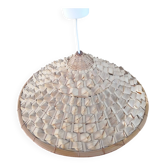 Suspension vintage en feuilles de palmier
