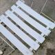 Series of 6 chairs and 1 folding armchair of iron garden bistro