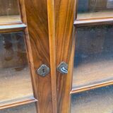 19th century Louis Philippe solid wood display case