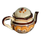 Old porcelain teapot from Pornic around 1950.