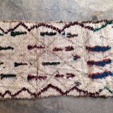 Tapis Berbère  blanc, Cream  Azilal - 223 x 100 cm