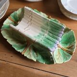 Plat à asperges Longchamp fin XIXÈME