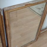 Paire de miroirs en bois doré - XIXe siècle