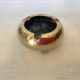 Individual brass ashtray