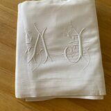 Old embroidered sheet