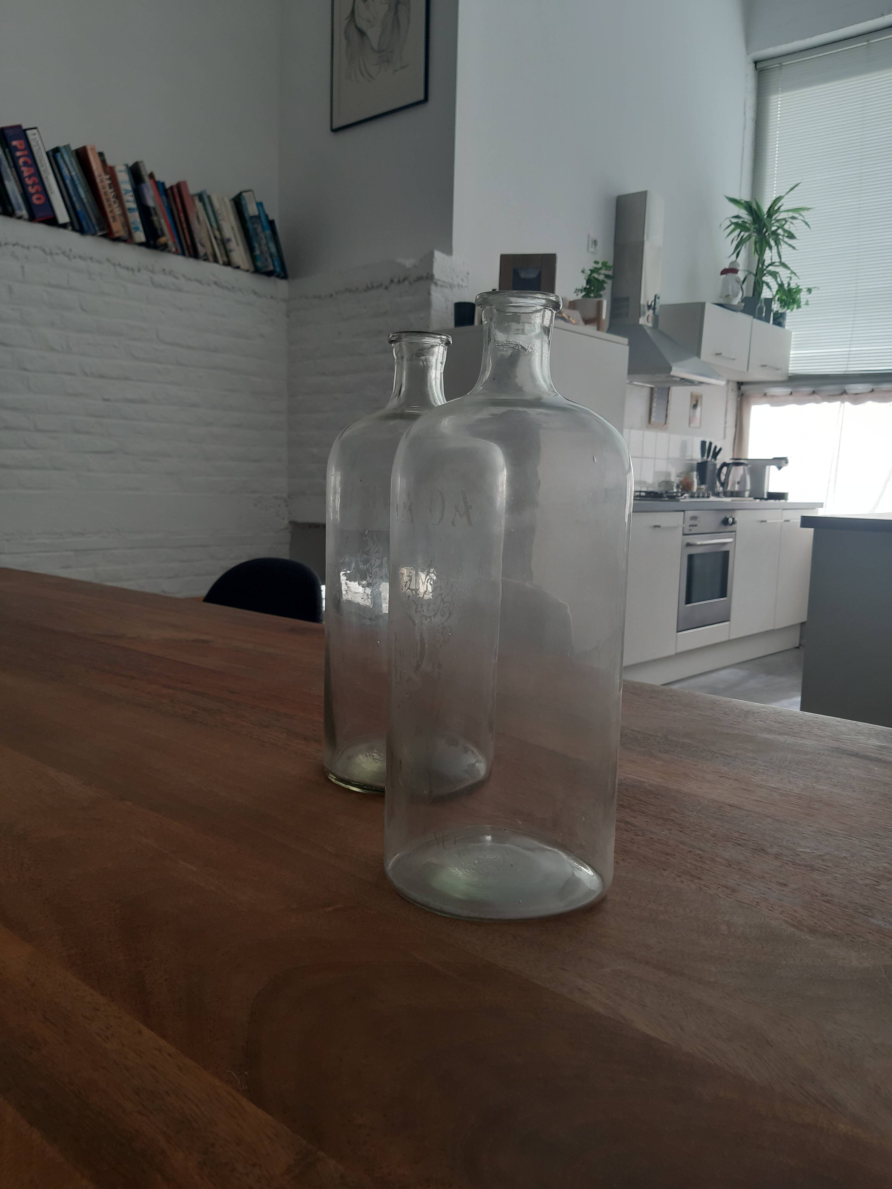Pair of old bottles