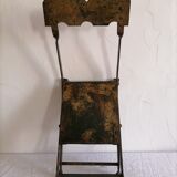 Chaise d'enfant en fer forgé. XIXème
