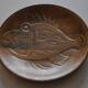 Set de 4 assiettes motif poisson