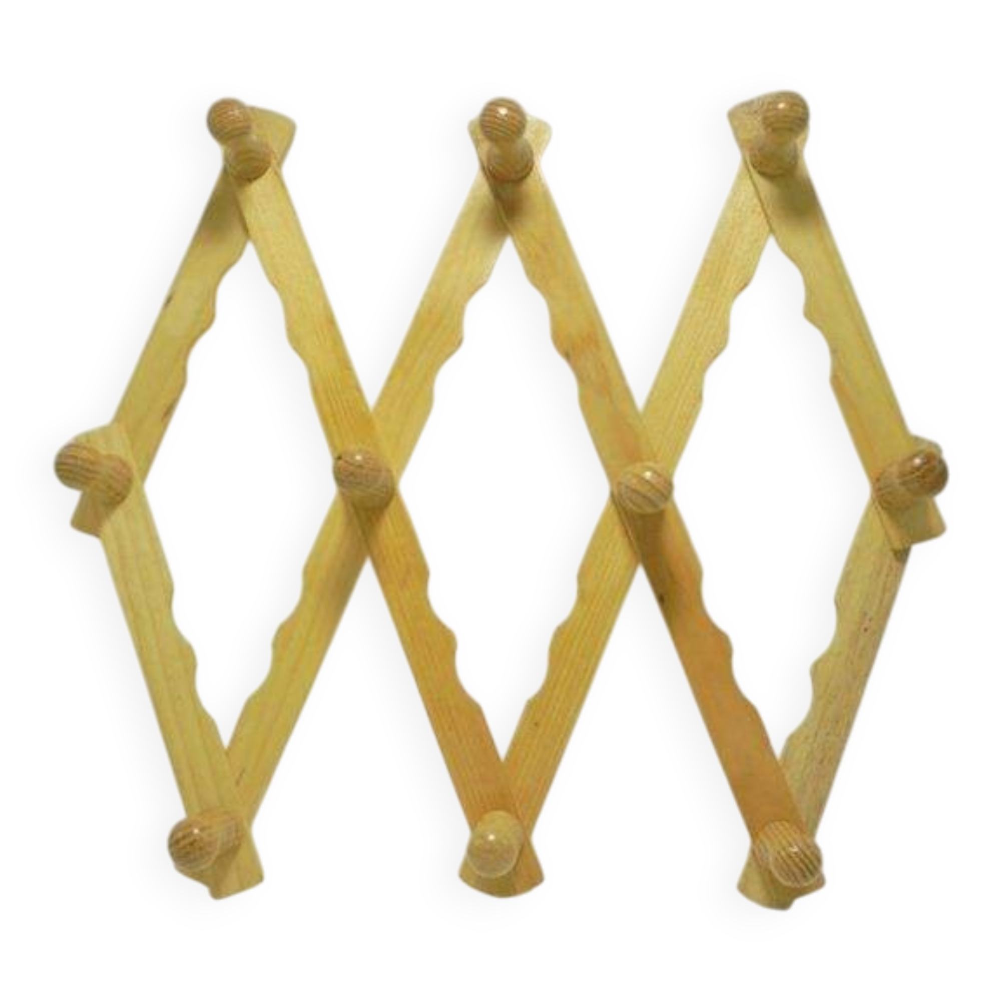 Accordion coat hooks