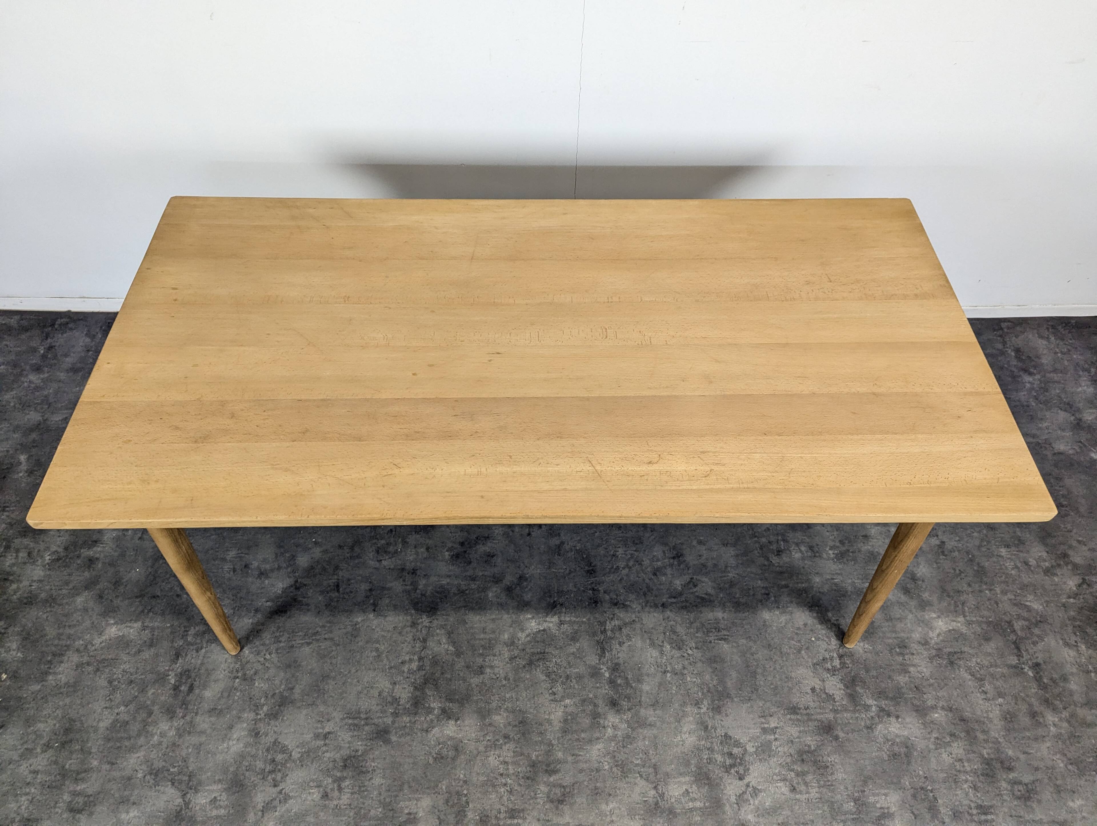 Scandinavian-style beech table