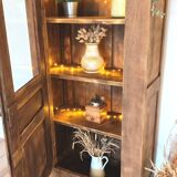 DELPHINE - Solid wood bonnetière wardrobe