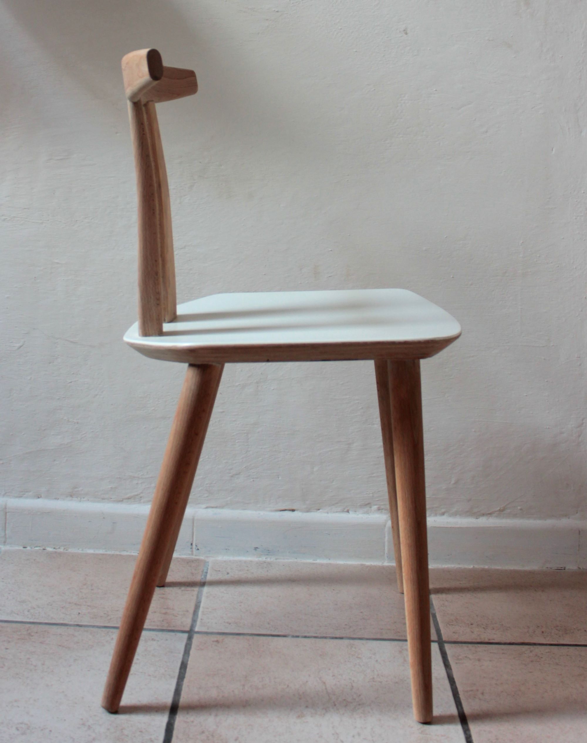 Chair j48, design poul m.volther, 1950, fdb møbler