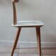 Chair j48, design poul m.volther, 1950, fdb møbler