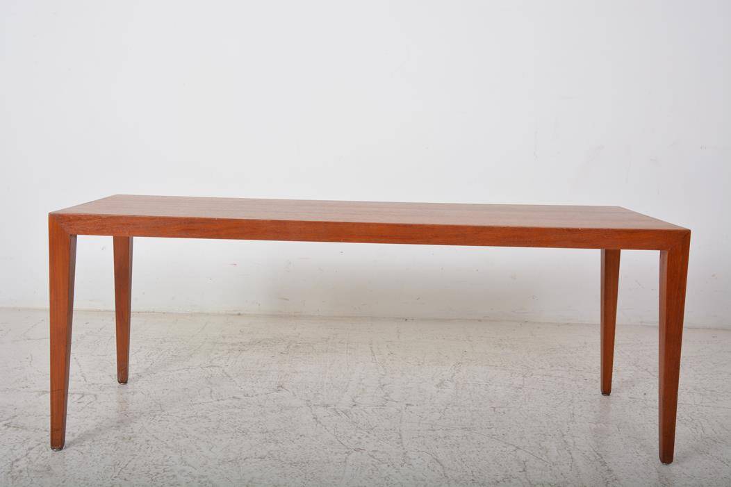 Vintage teak coffee table by Severin Hansen For Haslev Møbelsnedkeri, 1960s