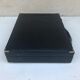 Old travel Gerard Henon leather black briefcase