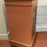 Terracotta bedside table