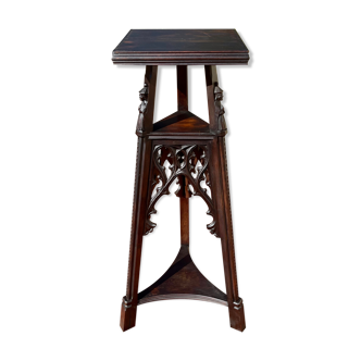 Neo-Gothic Walnut Saddle