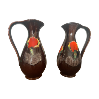 Pair of pitcher Brigitte P L 60s