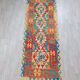 Handmade Persian Gashqaï corridor rug