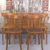 Set of 8 bistro chairs