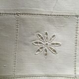 Embroidered linen tablecloth  200 x 255