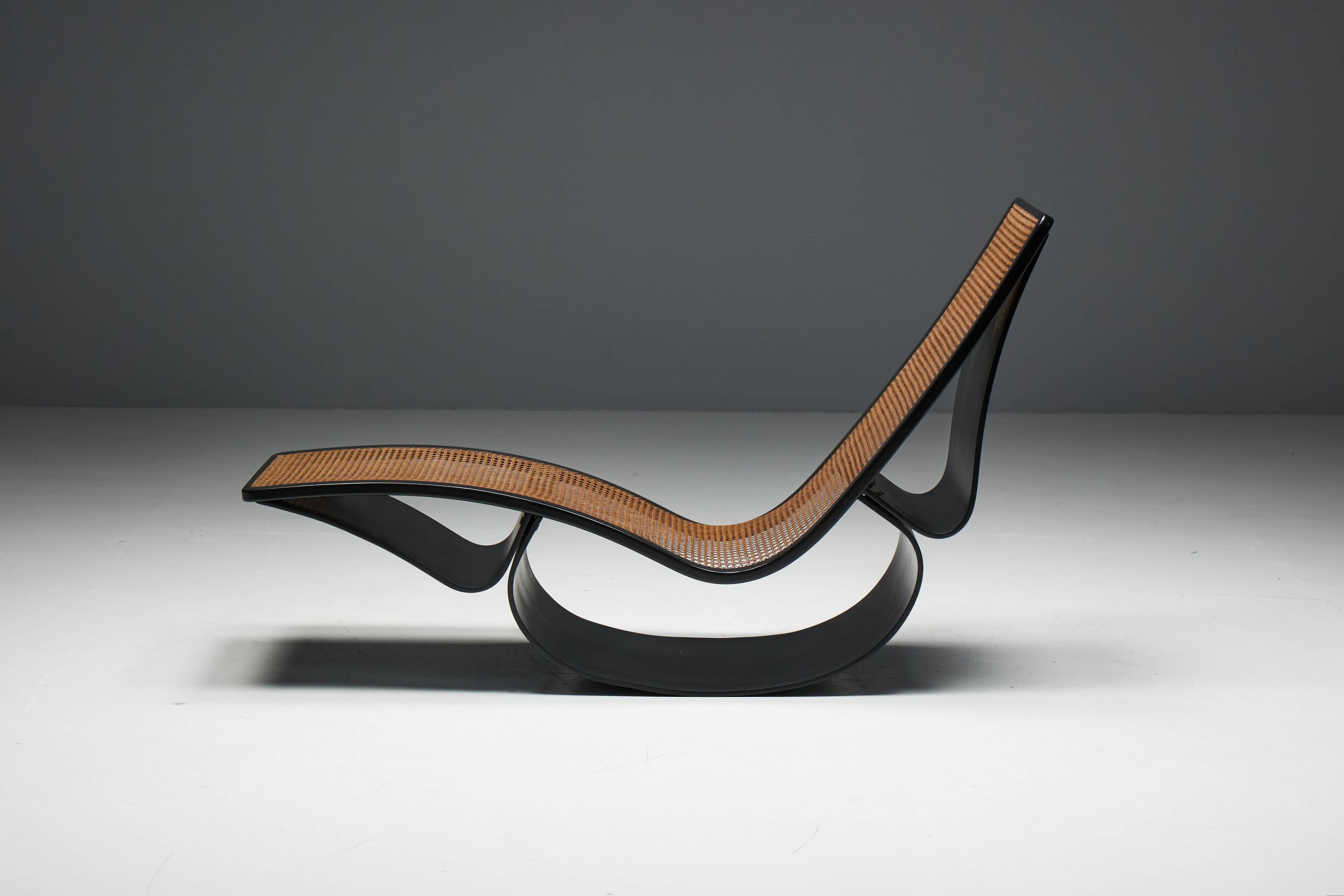 Chaise Longue "Rio" by Oscar Niemeyer, Brazil, 1978