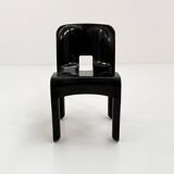 Black Universale chair model 4867 by Joe Colombo for Kartell, 1970