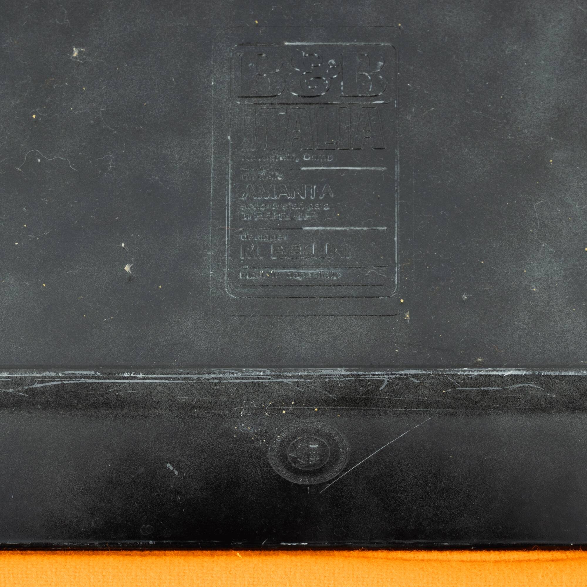 Orange Amanta Sofa by Mario Bellini for B&B Italia