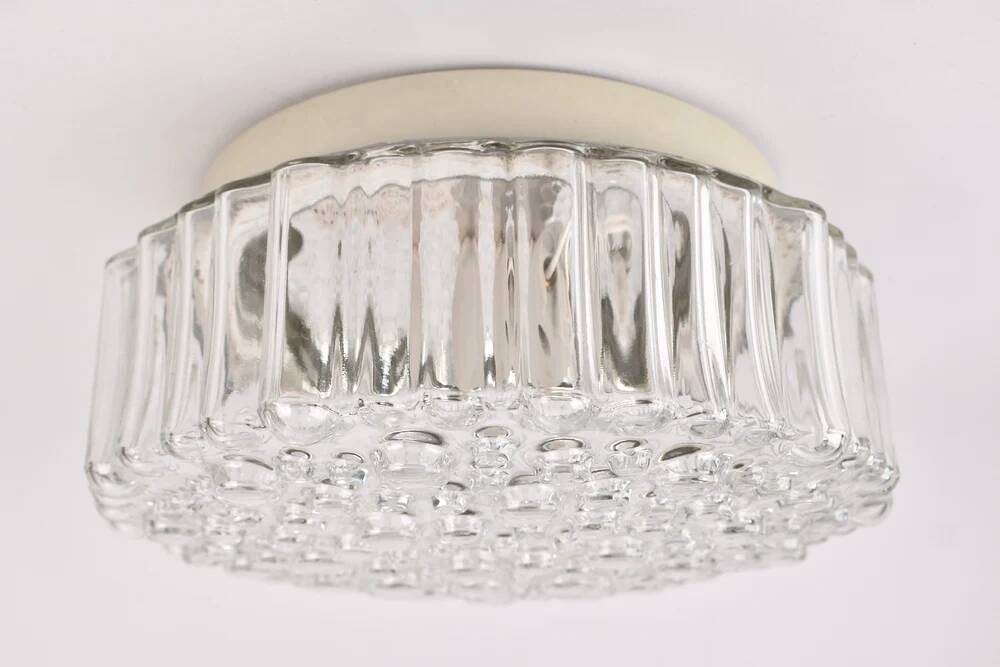 Plafonnier en verre bulle Staff Leuchten