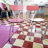 Set of 6 formica chairs