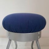 Blue Uri stool by Per Ivar Ledang 90s vintage ikea