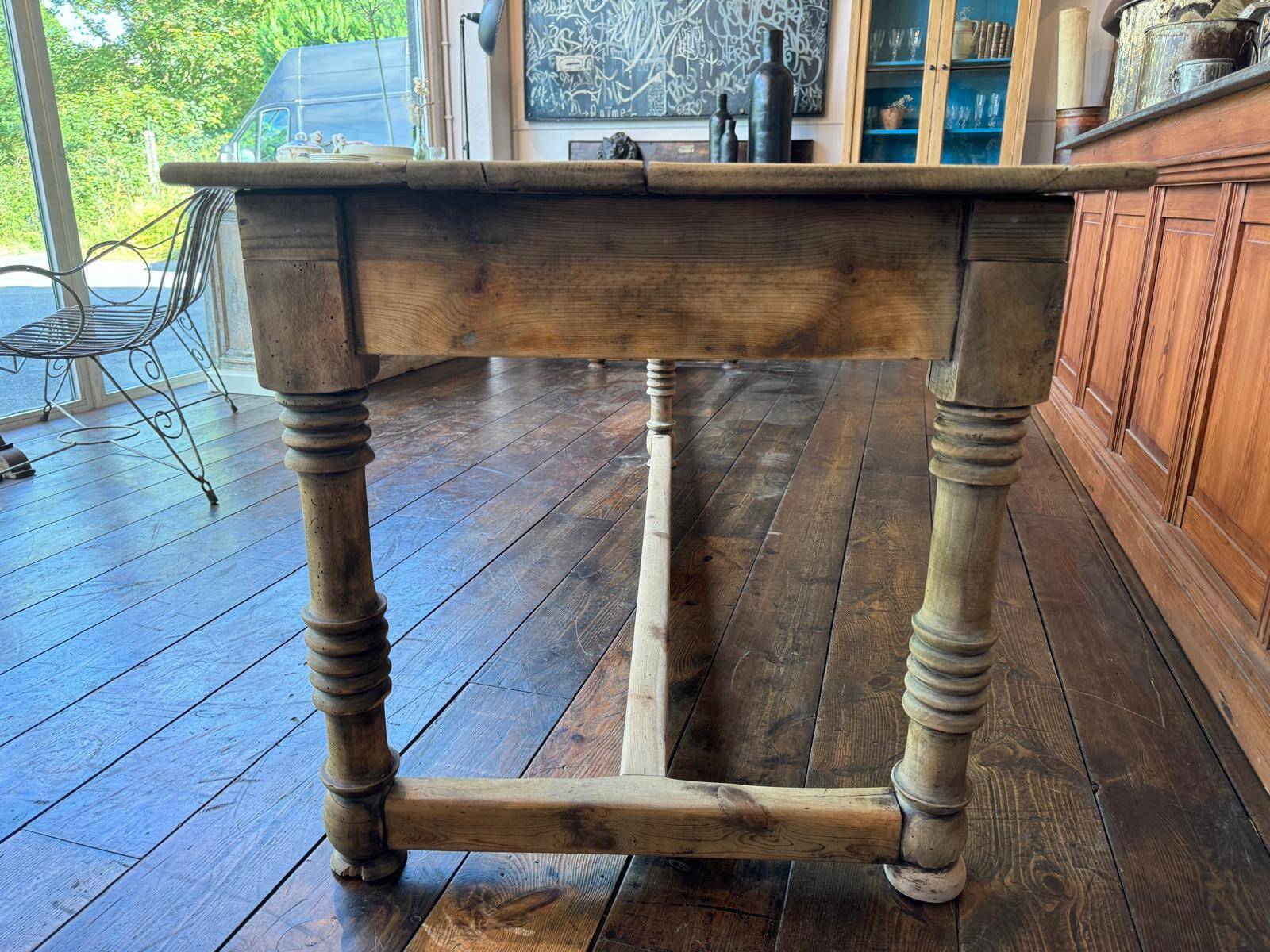 Grande table de couvent en chêne