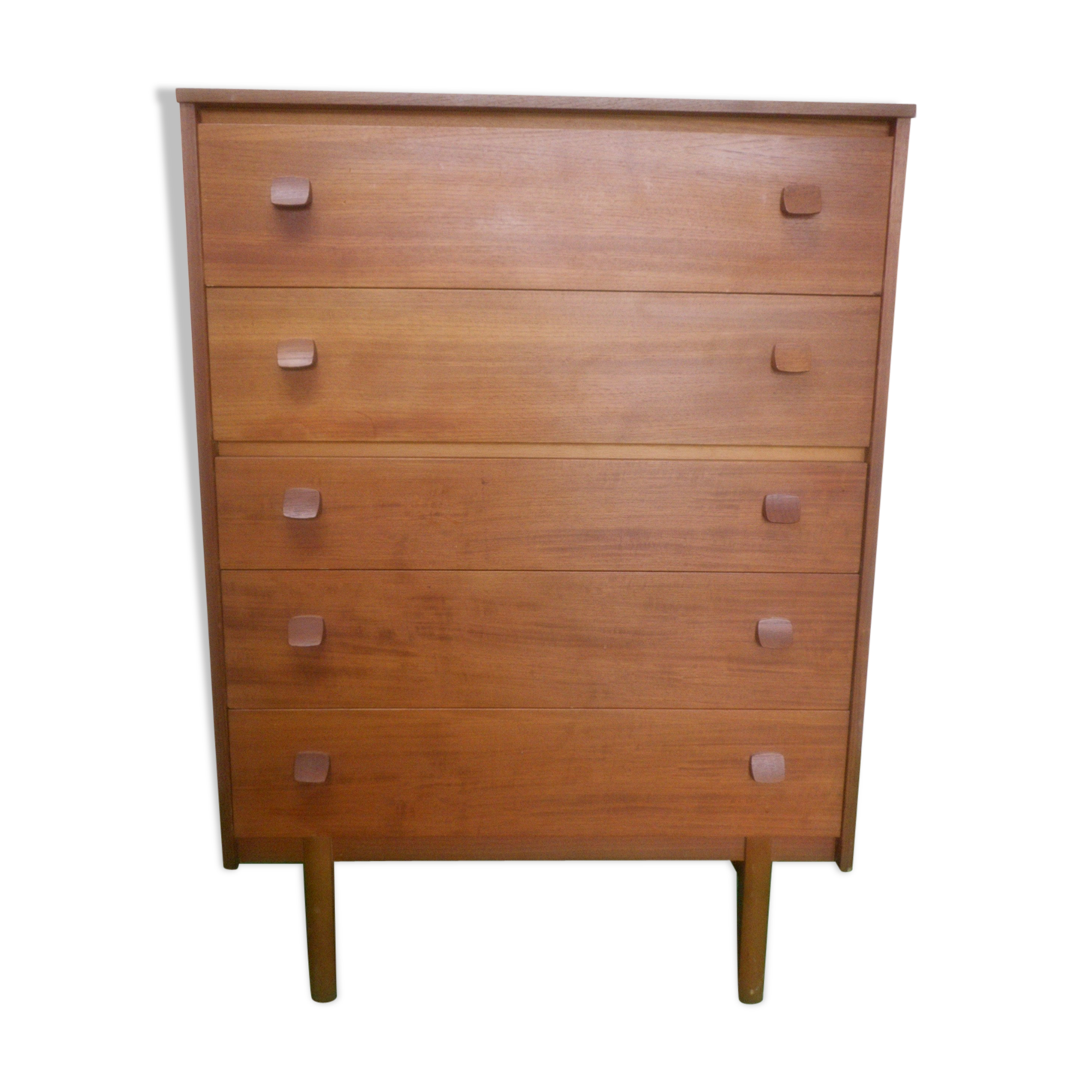 Vintage teak chest of drawers