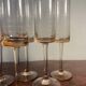 Set of 6 champagne glasses – Studio Nova – Parc Avenue Green Pink – A